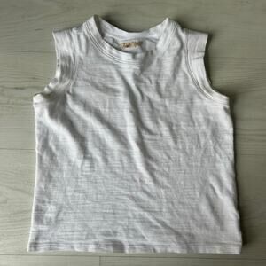 Faherty Cotton Tank Top White Spring Closet Staple Size Extra Small